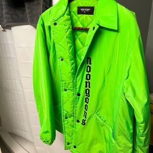 Noon Goons Neon Green Collared Jacket (Size XL)
